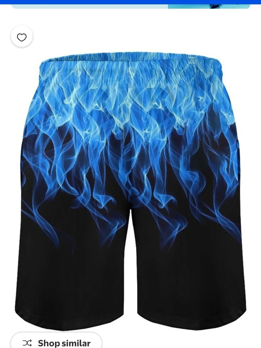 GENTS BLISS Men's Blue Flame Swim Trunks
